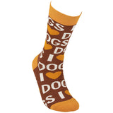 Primitives 117846 I Love Dogs Unisex Socks