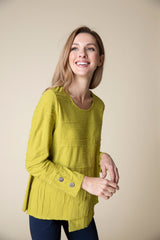 Habitat 16531PR Pear Steady Stream Overlay Knit Top