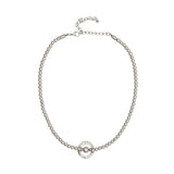 Chanour NN3512 Handmade Beaded Pewter Necklace