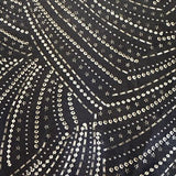 Salaam KSI22-2002 BEADED SWIRL Flippy Skirt