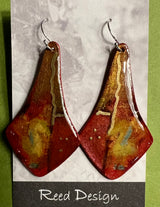 Susan Reed SR1 Handmade Wood & Resin Earrings