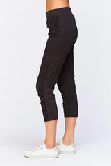 XCVI 22370BK Black Geyser Crop Pant