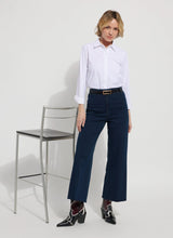 Lyssé M3209IN INDIGO Erin High Waist Wide Leg Denim Jeans