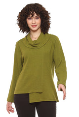 Parsley & Sage 24W241C13C Cardamom Wanda Cowl Neck Knit Top