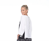 Moonlight 2594WT Black Stair Step on White Top