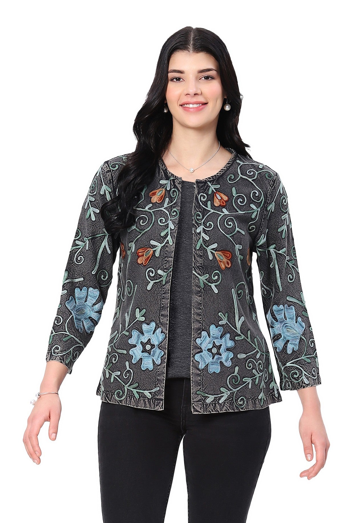 Parsley & Sage 25F566E24 NANCY Raisa Short Jacket