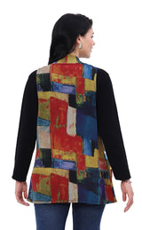 Parsley & Sage 25W253F EDITH Reversible Vest With Pockets