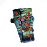 Kathmandu Imports WL-259BU BLUE One Size Wool Hand Warmers