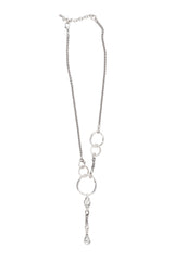 Chanour 3950 Handmade Crystal Pewter Necklace