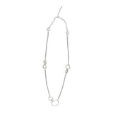 Chanour 3958 Handmade Long Chain Pewter Necklace