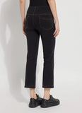 Lyssé 3190MB Midtown Black Denim Ankle Baby Boot Cut Jeans