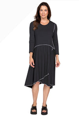 Olivia By Habitat 320511BK BLACK Essential Knits All Year Dress