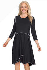 Olivia By Habitat 320511BK BLACK Essential Knits All Year Dress