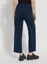 Lyssé M3209IN INDIGO Erin High Waist Wide Leg Denim Jeans