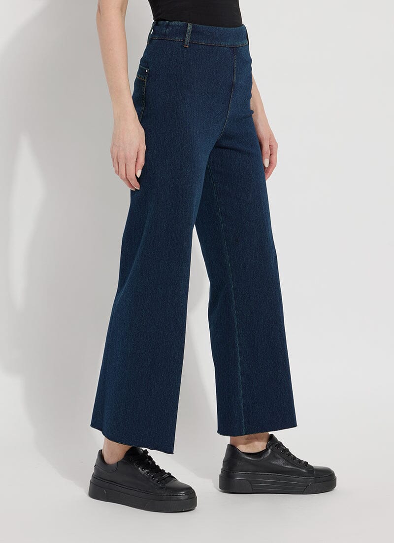 Lyssé M3209IN INDIGO Erin High Waist Wide Leg Denim Jeans
