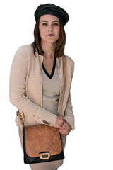 Liz Soto 3261CF COFFEE Amy Crossbody Bag