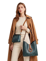 Liz Soto 3329IN INDIGO Alexa 2-IN-1 Hobo Bag