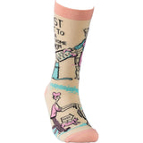 Primitives 36267 Be A Stay At Home Cat Mom Unisex Socks