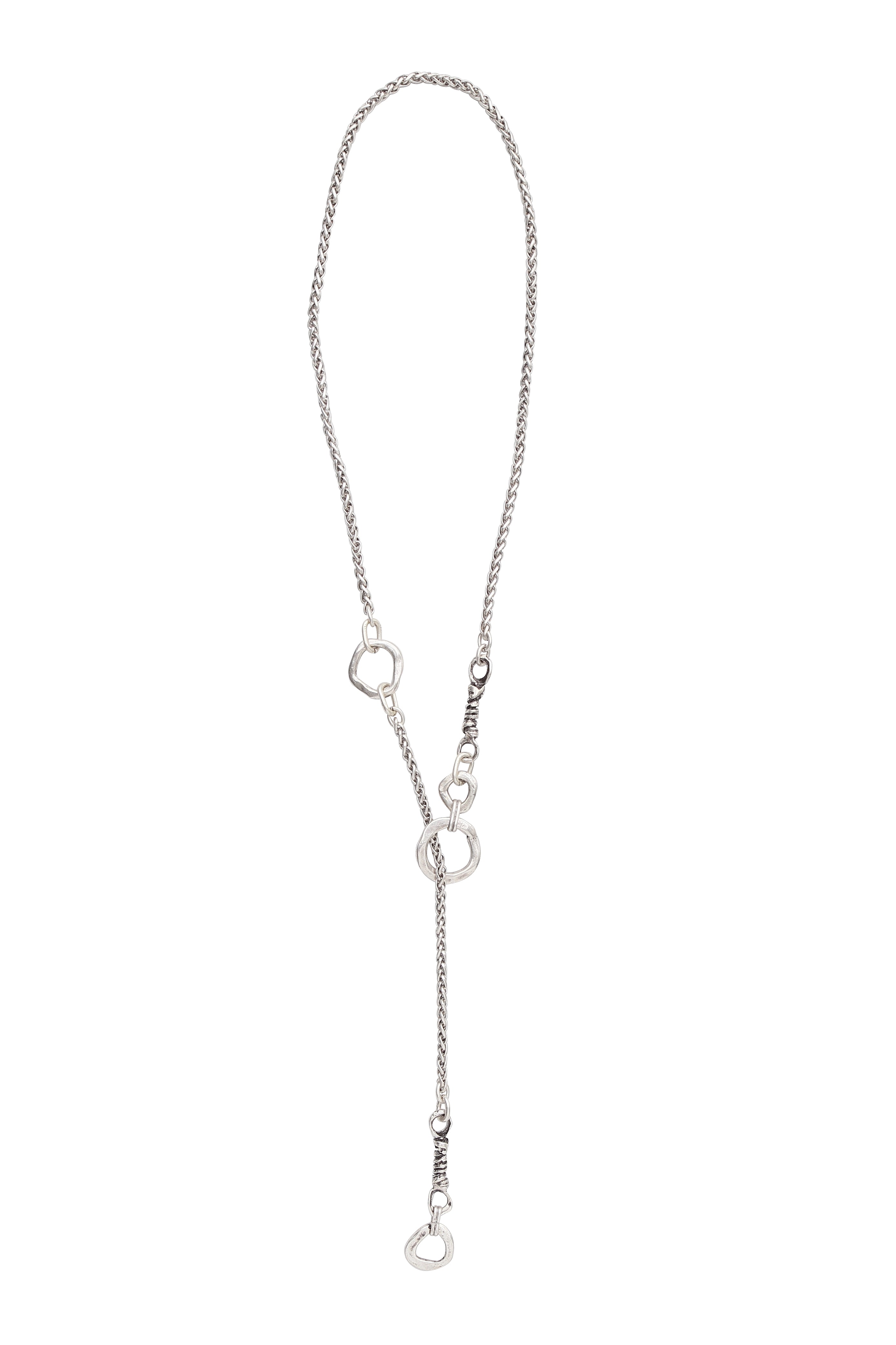 Chanour 3927 Handmade Silver Plated Pewter Necklace