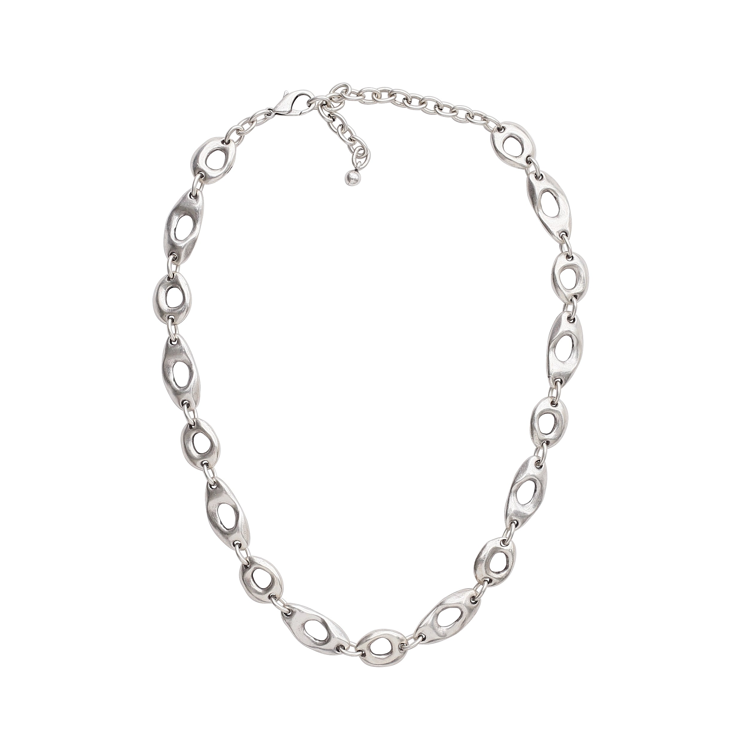Chanour 3947 Handmade Boho Pewter Necklace