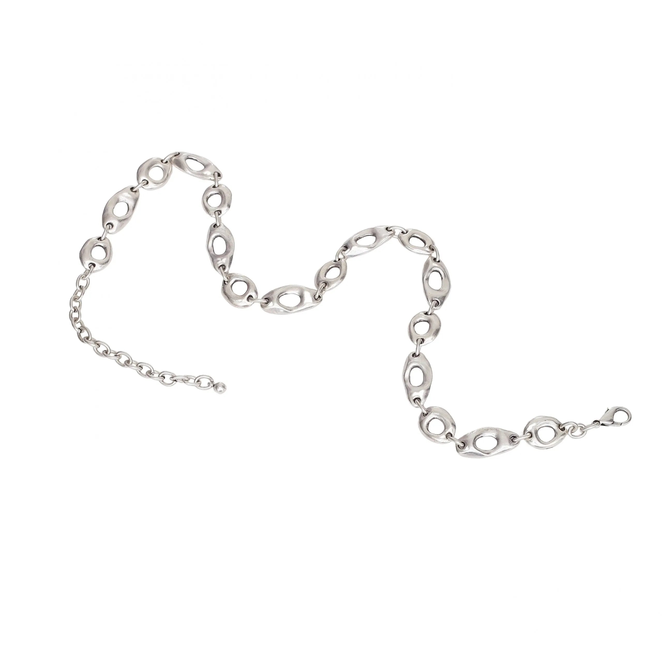 Chanour 3947 Handmade Boho Pewter Necklace