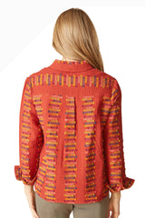 Habitat 49224SI SIENNA Shaped Hem Button Front Blouse