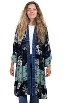 Shannon Passero 5409CP One Size Coastal Print Ying Long Cardigan