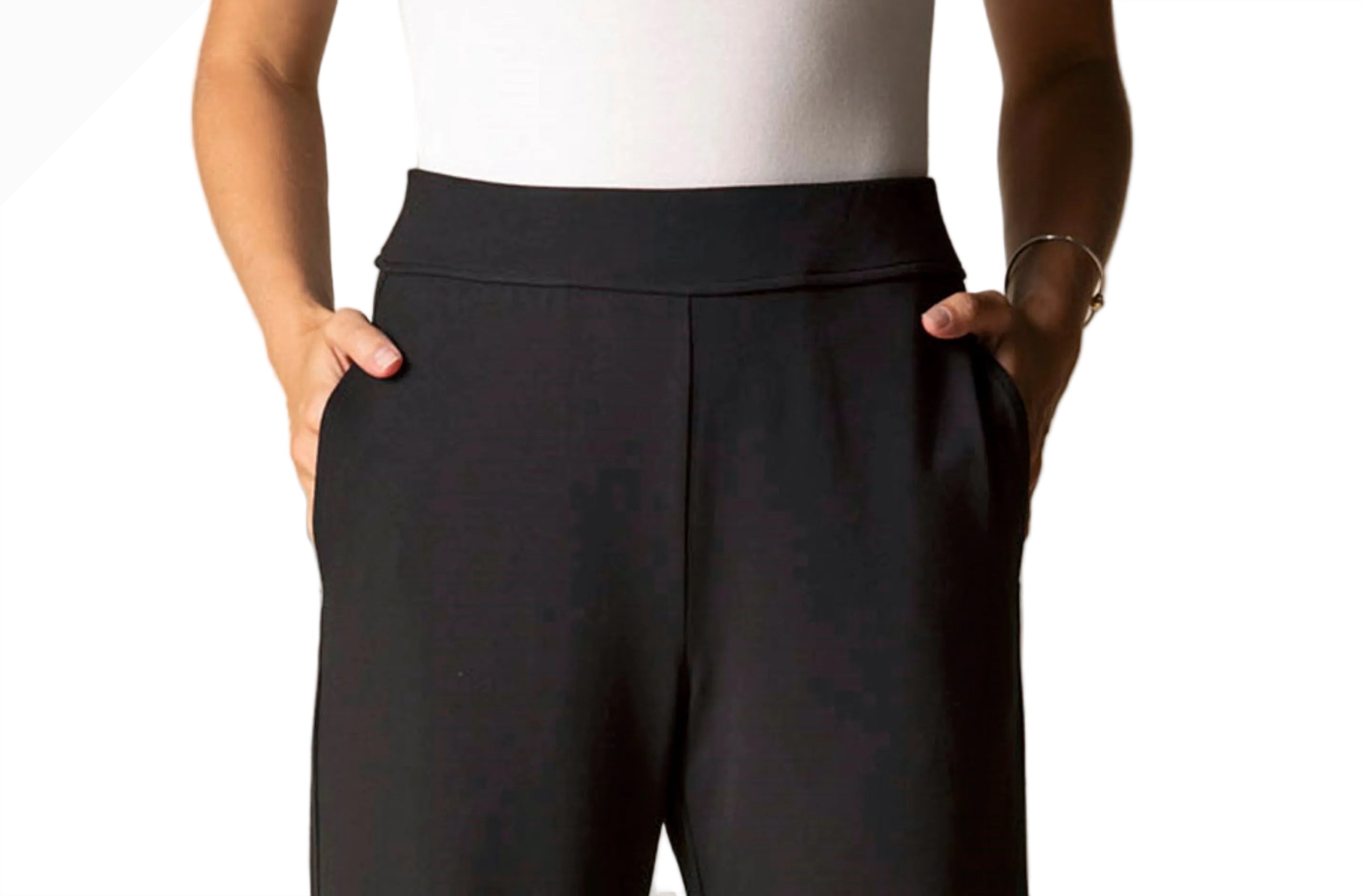 Habitat 55967BK BLACK Core Travel Brooklyn Pull-On Pants With Pockets