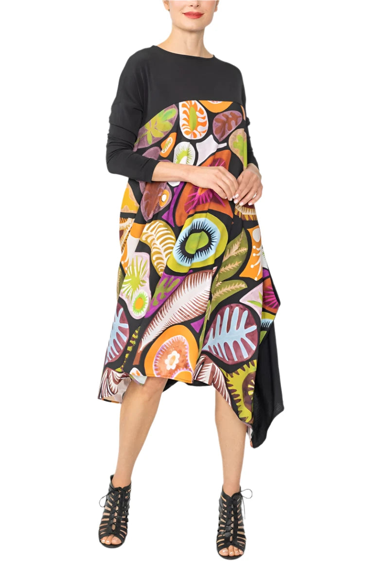 IC Collection 6693DMU Multicolor Printed Dress