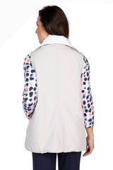 Olivia By Habitat 760655SD SAND Reversible Taffeta Magnetic Vest