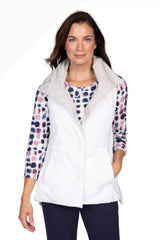 Olivia By Habitat 760655SD SAND Reversible Taffeta Magnetic Vest