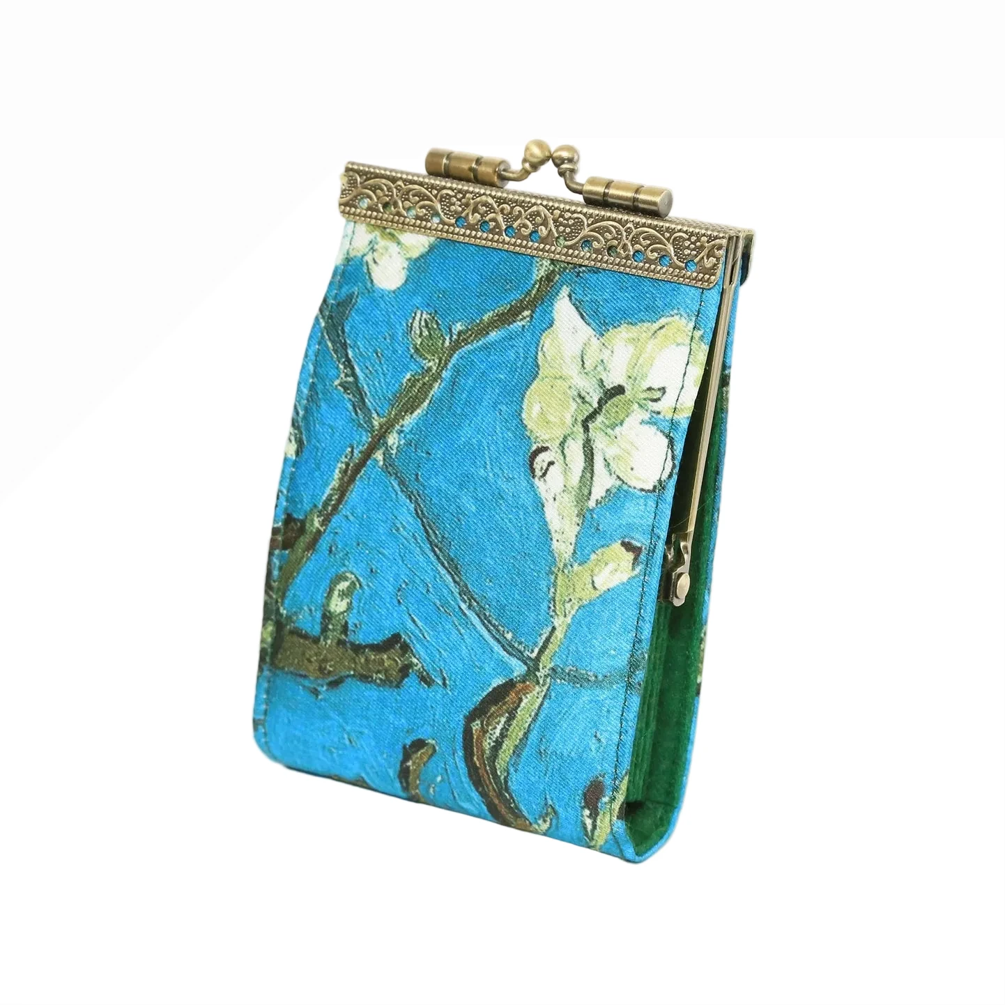 Cathayana CHR-P3 VAN GOGH ALMOND BLOSSOM TREE Card Wallet With RFID Protection