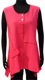 Moonlight 7742F Fuchsia Tunic Tank