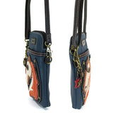 Chala 827HR1 Navy Horse Crossbody Cell Phone Purse