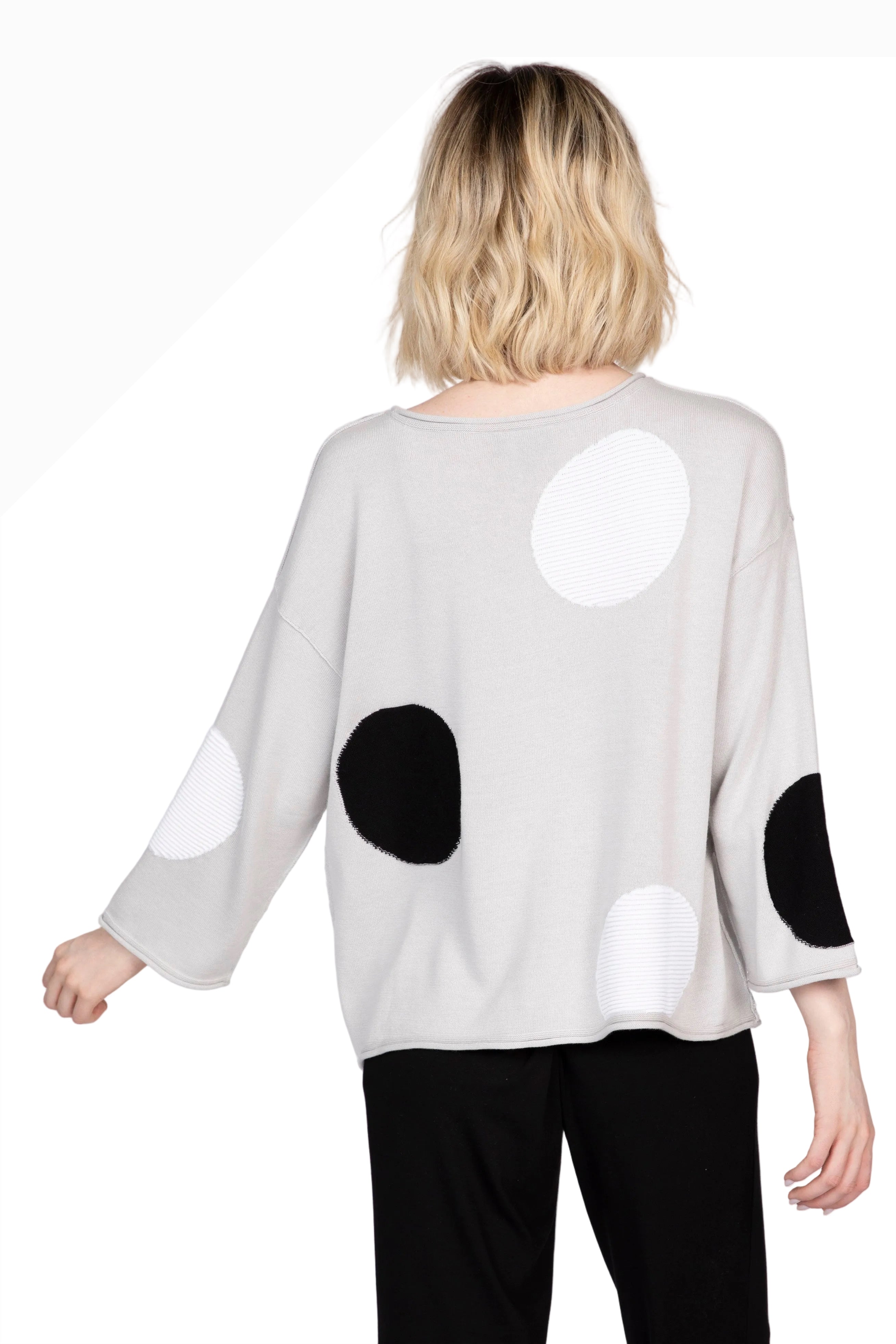 Olivia By Habitat 831720SD SAND Full Circle Mixed Dot Pullover