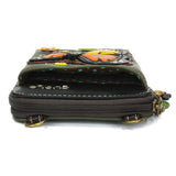 Chala 850MB7 MONARCH BUTTERFLY Wallet Crossbody Purse