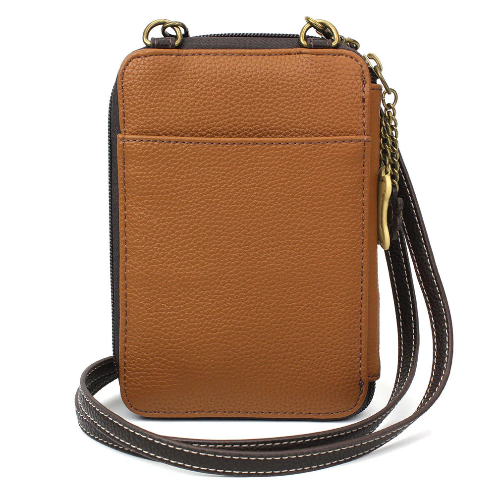 Chala 850PW3 IVORY PAW PRINT Wallet Crossbody Purse