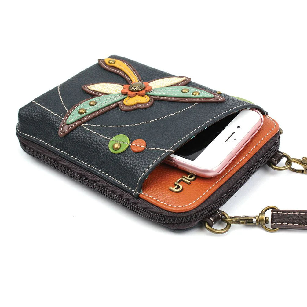 Chala 850DF1 DRAGONFLY Wallet Crossbody Purse