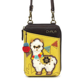 Chala 850LM0 LLAMA Mustard Wallet Crossbody Purse
