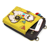 Chala 850LM0 LLAMA Mustard Wallet Crossbody Purse