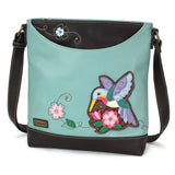 Chala 853HBA1 HUMMINGBIRD A Blue Sweet Messenger Tote Bag