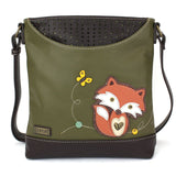 Chala 853FX5 FOX Olive Sweet Messenger Tote Bag
