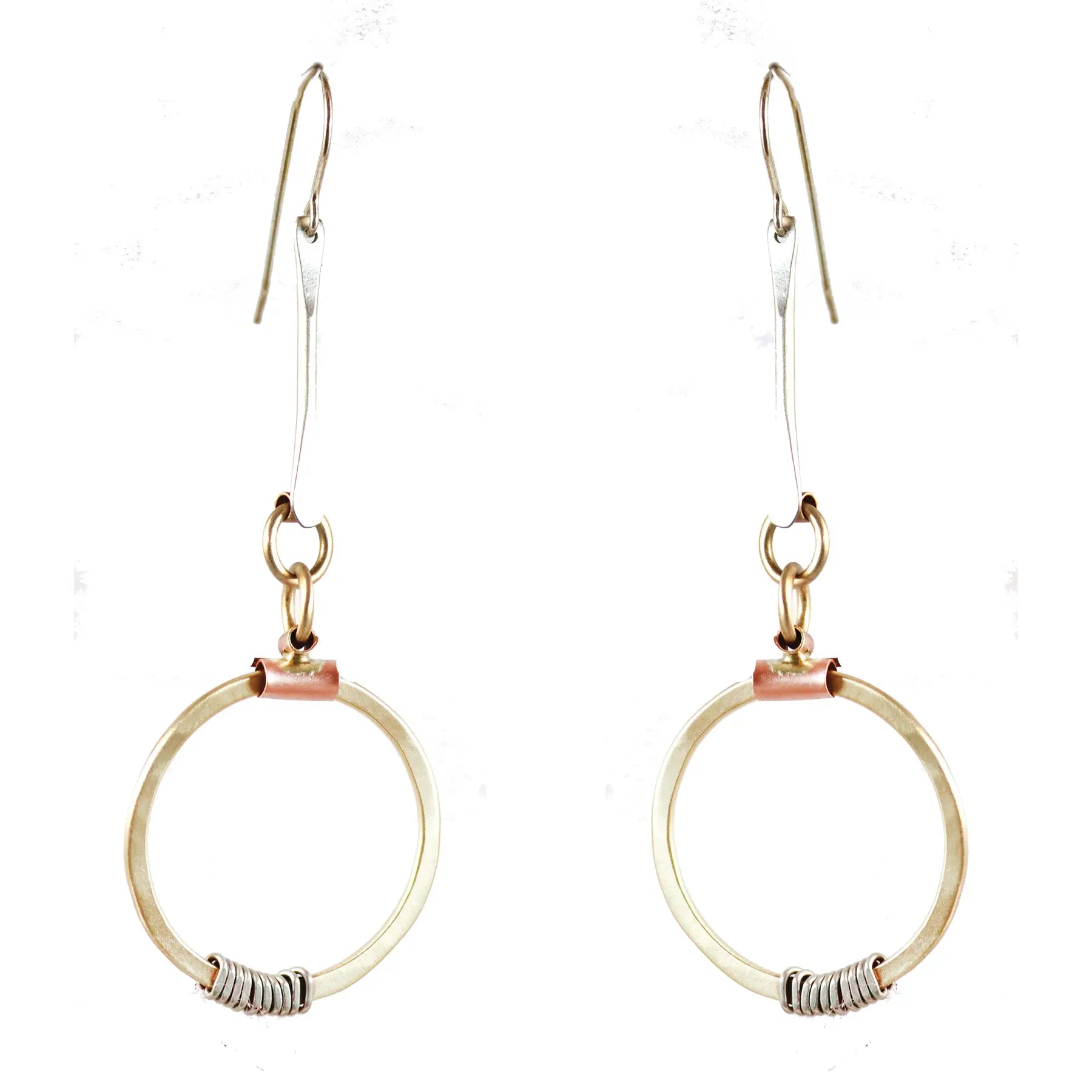 Whitney Designs E4022 Small Hoop Earrings with Nickel Silver and Brass