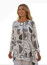 Transparente 91949WT White Naz One Size Tunic