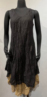 Dolma TIFFBK Black Tiffany Sleeveless Dress One Size