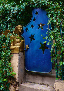 Charlene Mitchell B-35 Star Gate In Bisbee Arizona Blank Note Card