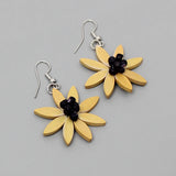 Sylca BP21E06Y Yellow Amaya Flower Earrings