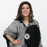 Sylca BP23N13WT WHITE Amaya Flower Statement Necklace