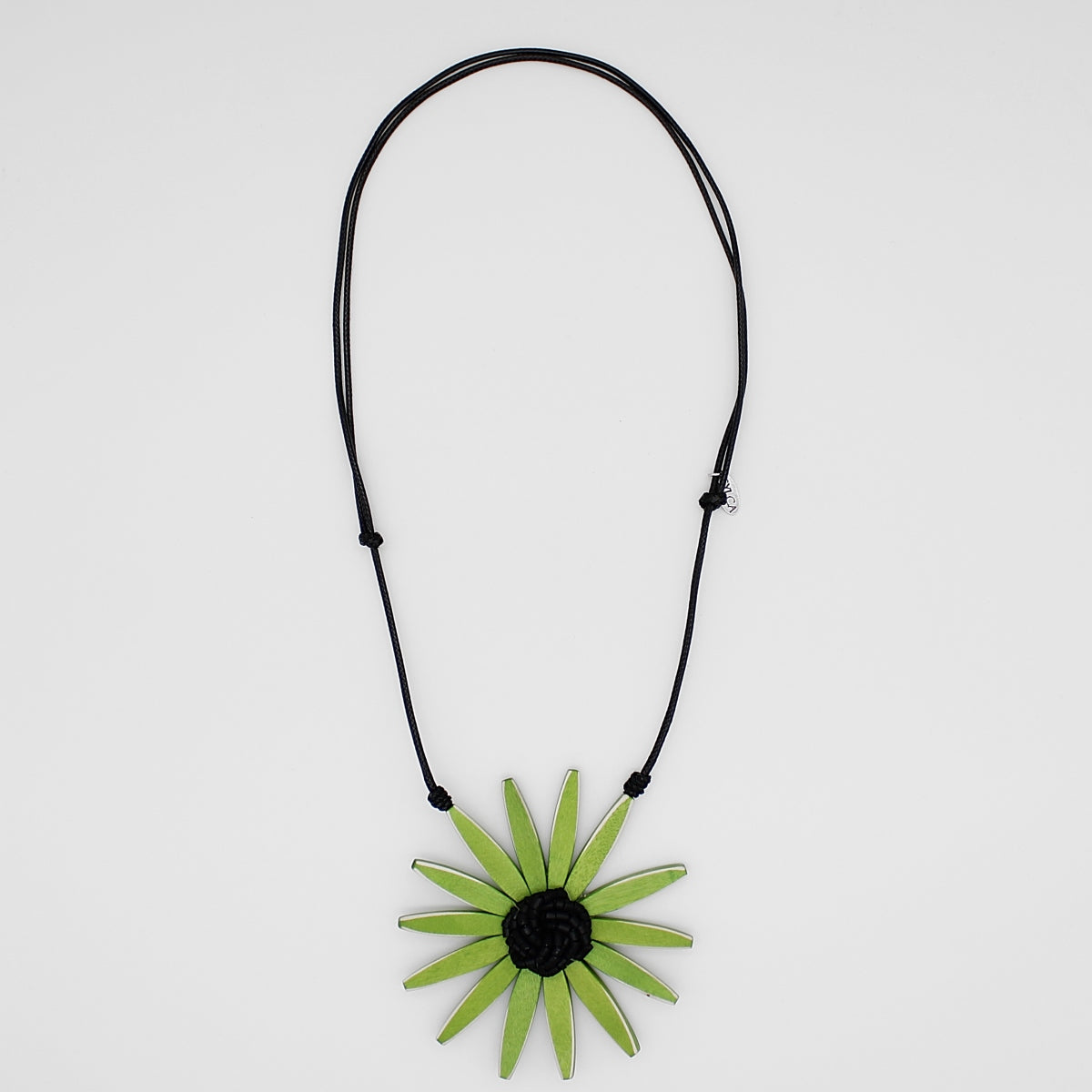 Sylca Green Amaya Flower Statement Necklace