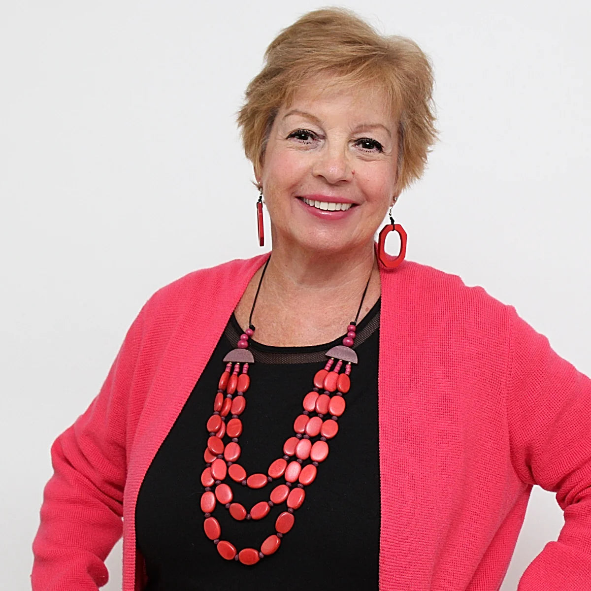 Sylca BP23N43CO Coral Nila Necklace